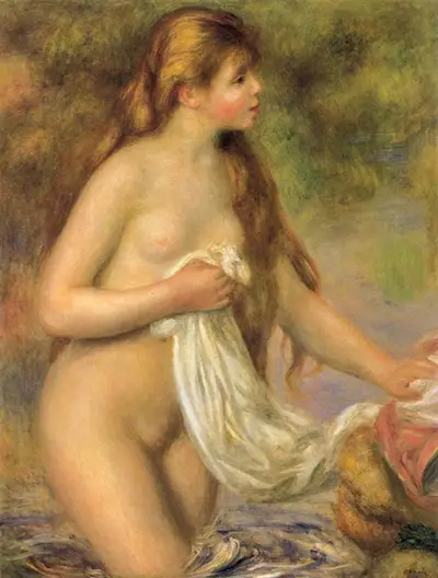 Bather with Long Hair (Renoir)